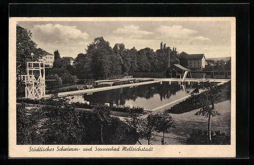Ansichtskarte mellrichstadt - ansichtskarte,