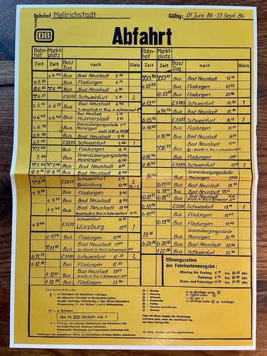 Aushangfahrplan mellrichstadt - aushangfahrplan,