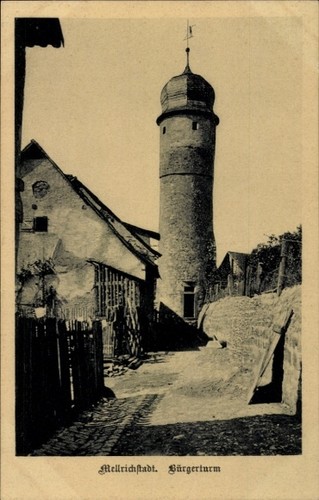 Mellrichstadt in - ak,