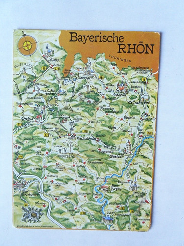 Bayrische rhön fladungen - ak,