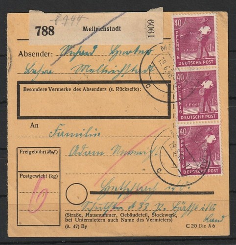 Alliierte besetzung 954 - alliierte, nr.