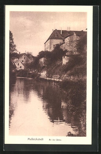 Ansichtskarte mellrichstadt - ansichtskarte,