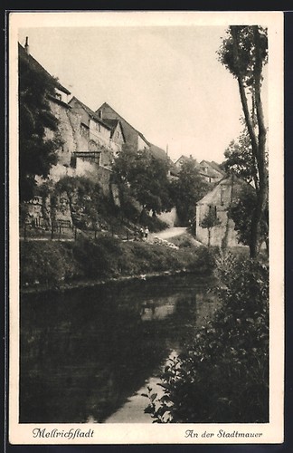 Mellrichstadt straßenpartie - mellrichstadt,,