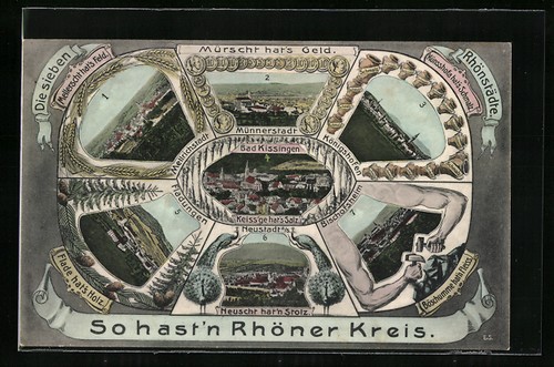 Bad kissingen ansichtskarte - kissingen,,