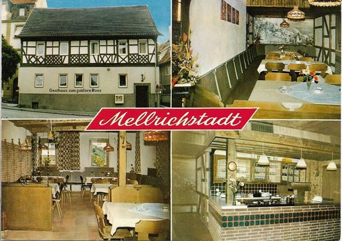 Mellrichstadt speisehaus - ak,