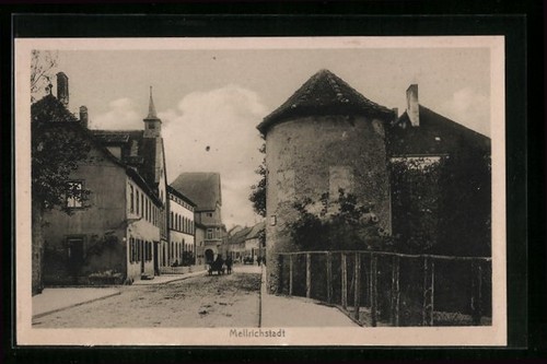 Ansichtskarte mellrichstadt - ansichtskarte,