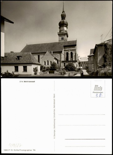 Ansichtskarte mellrichstadt - ansichtskarte,