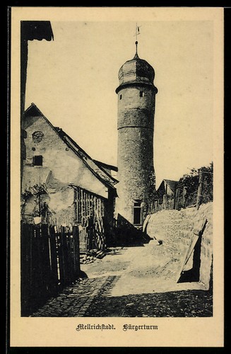 Ansichtskarte mellrichstadt - ansichtskarte,
