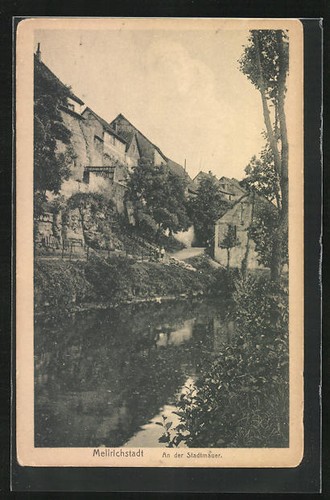 Ansichtskarte mellrichstadt - ansichtskarte,