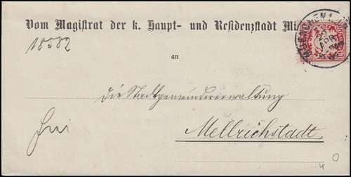 Bayern brief magistrat - 10, pf.