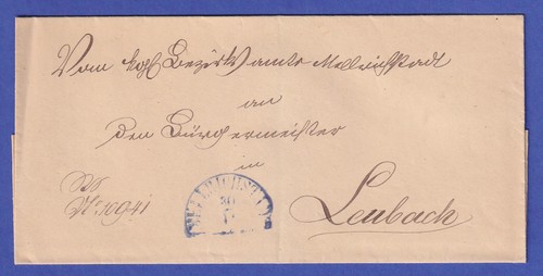 Bayern vorphila brief mit - bayern,
